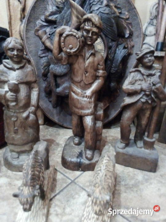 Rzeźba Żubra inny kolor Lipno
