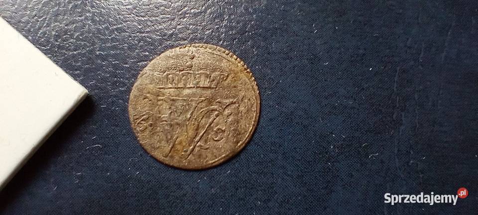 Stare monety 1 szyling 1658 Niemcy srebro Lesko