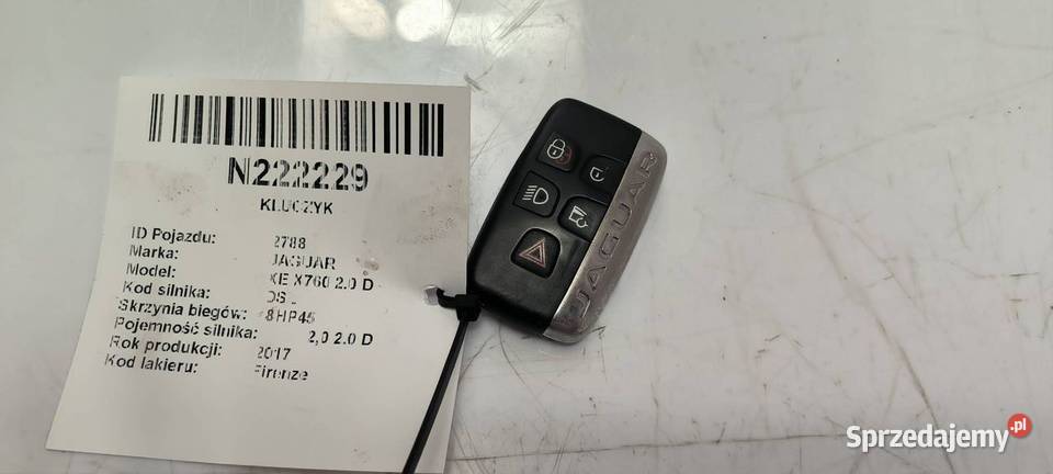KLUCZYK JAGUAR XE X760 20 D Lipno sprzedam