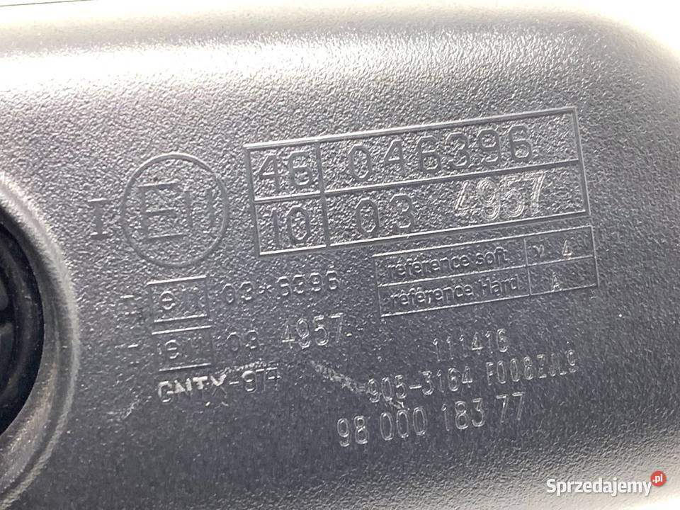 LUSTERKO WEWNĘTRZNE PEUGEOT 308 II 9800018377 podkarpackie