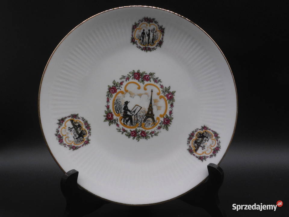 Talerz kolekcjonerski wyprodukowany niemiecką Raszków