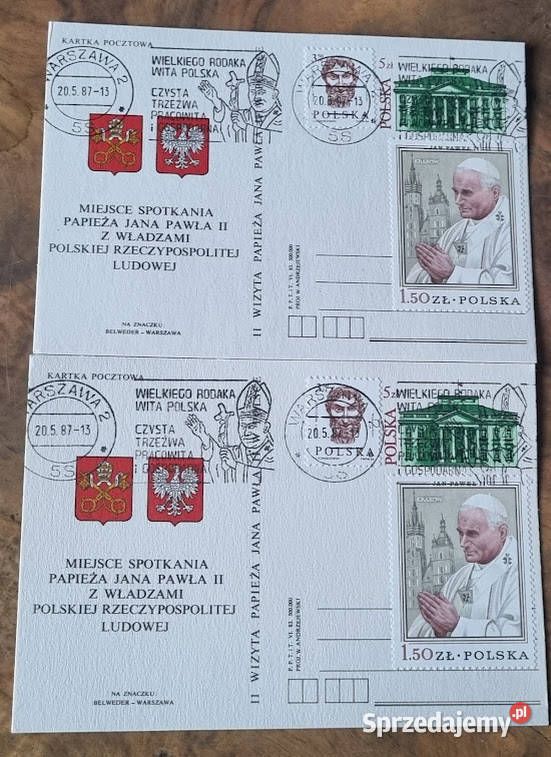 Kartki Pocztowe III Wizyta Jana Pawła II w