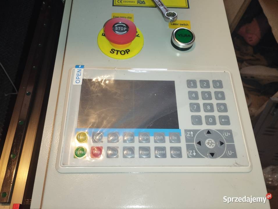 Ploter laserowy CO2 80w 50x70 ruida 6445 ręki śląskie Czechowice-Dziedzice
