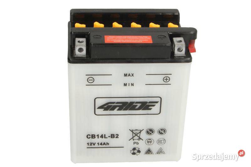 Akumulator motocyklowy 4 RIDE CB14LB2 12V 14Ah Akumulatory motocyklowe Układ elektryczny, zapłon dolnośląskie Wrocław