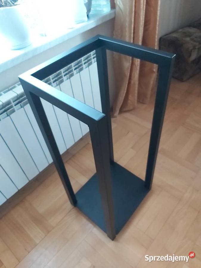 Stojak na drewno kominkowe czarny Przysietnica