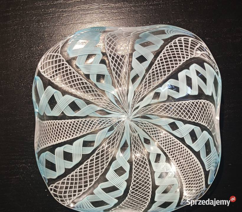 Szklana misa Murano Warszawa