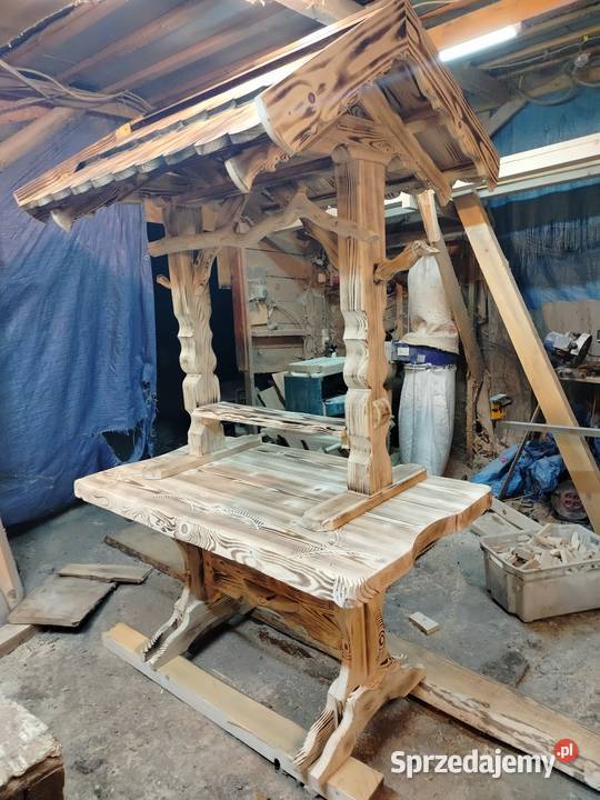 Stół wiejski weselny 220 Bircza