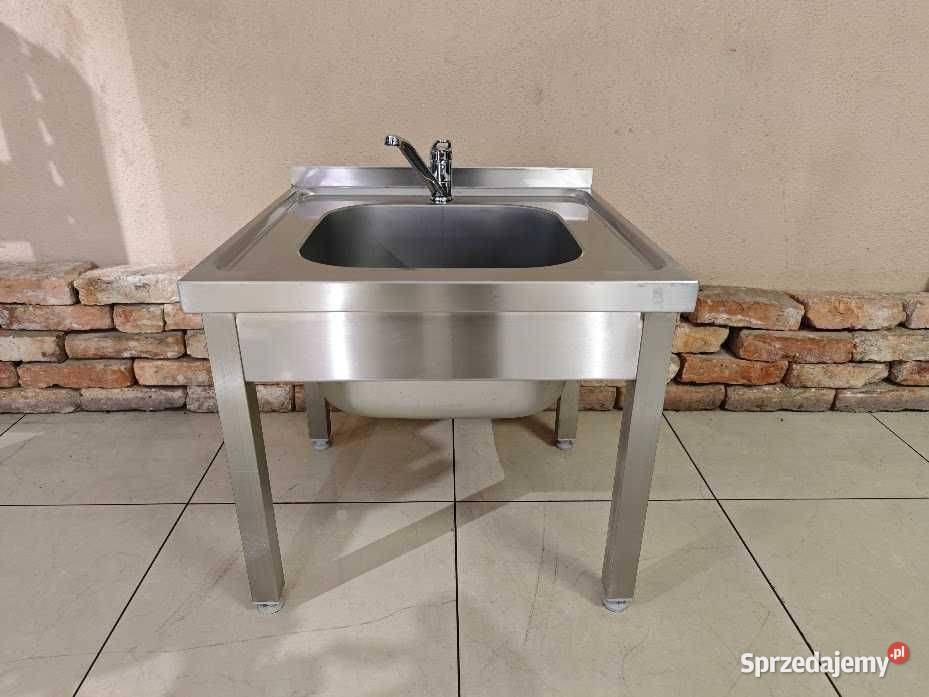 Zlew gastronomiczny gospodarczy nierdzewny Góra