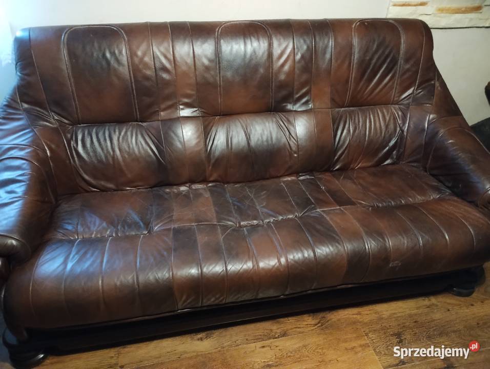 Kanapa skórzana 190cm Meble Ełk