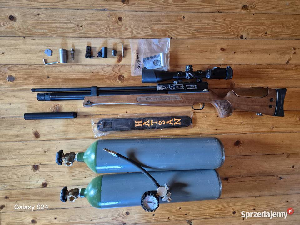 Wiatrówka PCP Hatsan BT65SB 55 mm duży zestaw Solarnia