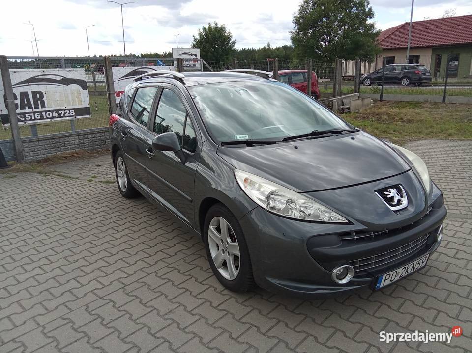Peugeot 207 SW PRZEBIEG 164 AUTOMAT ALU16 wielkopolskie Wągrowiec