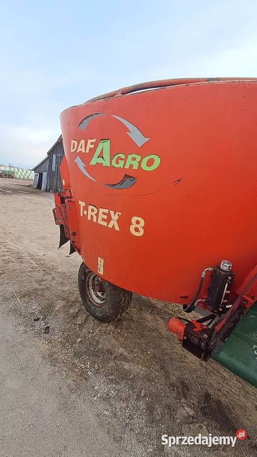 Sprzedam paszowóz daf agro 8 trex 8m3 mazowieckie Gołymin-Ośrodek