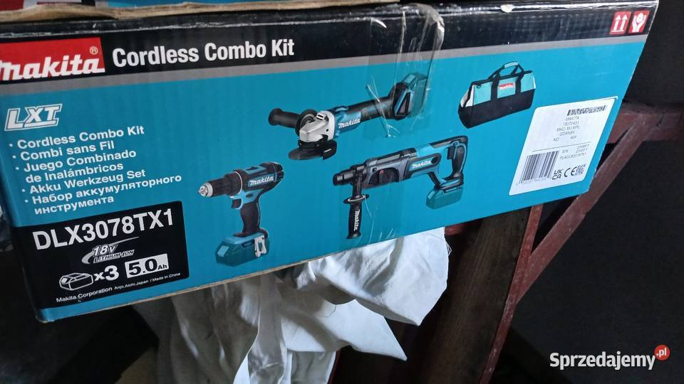 Komplet elektronarzędzi Makita nowy Bochnia