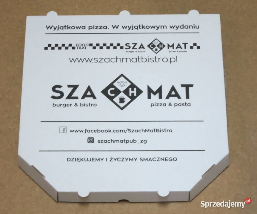 Pudełka kartony na pizzę z nadrukiem 100 sztuk Lublin
