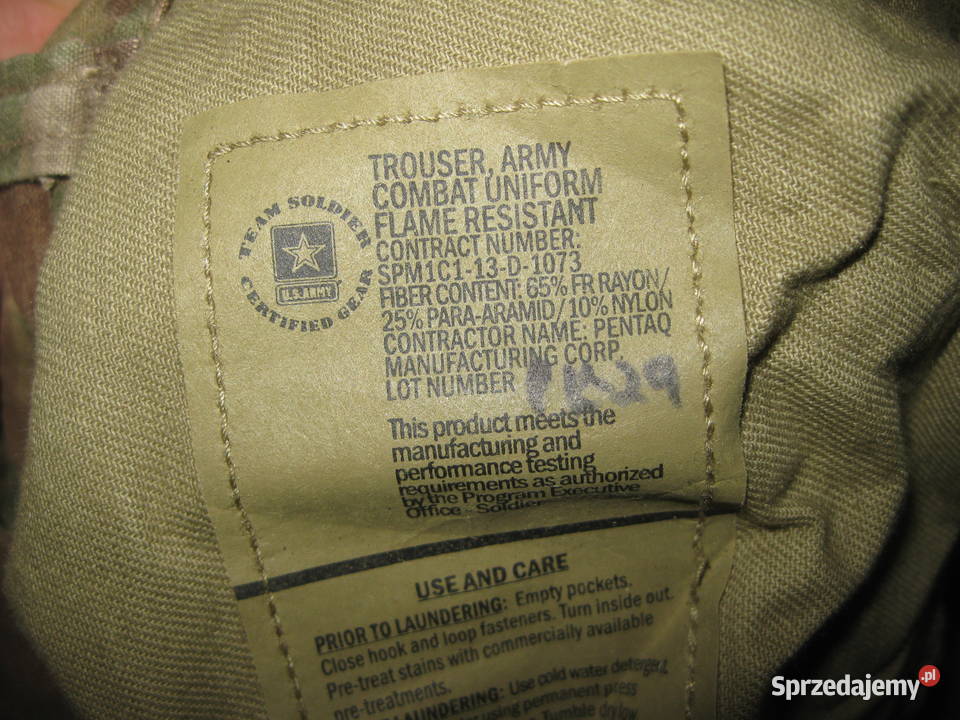 Mundur wojskowy MULTICAM USA 175182 8590 Żary