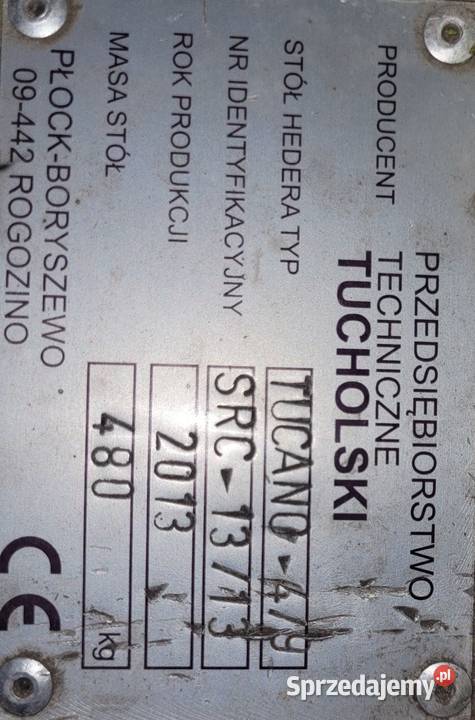 Stół do rzepaku tucholski 49m przystawka claas Latowicz