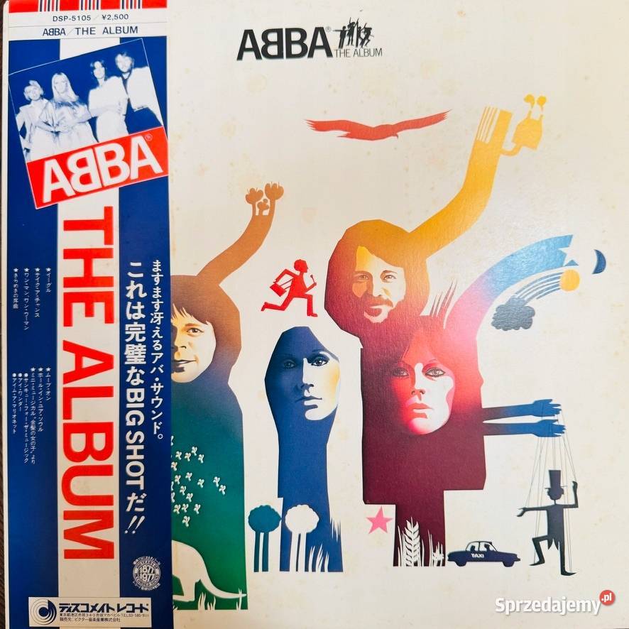 Abba The Album EXEX Japan Obi LP 1977 Discomate Katowice