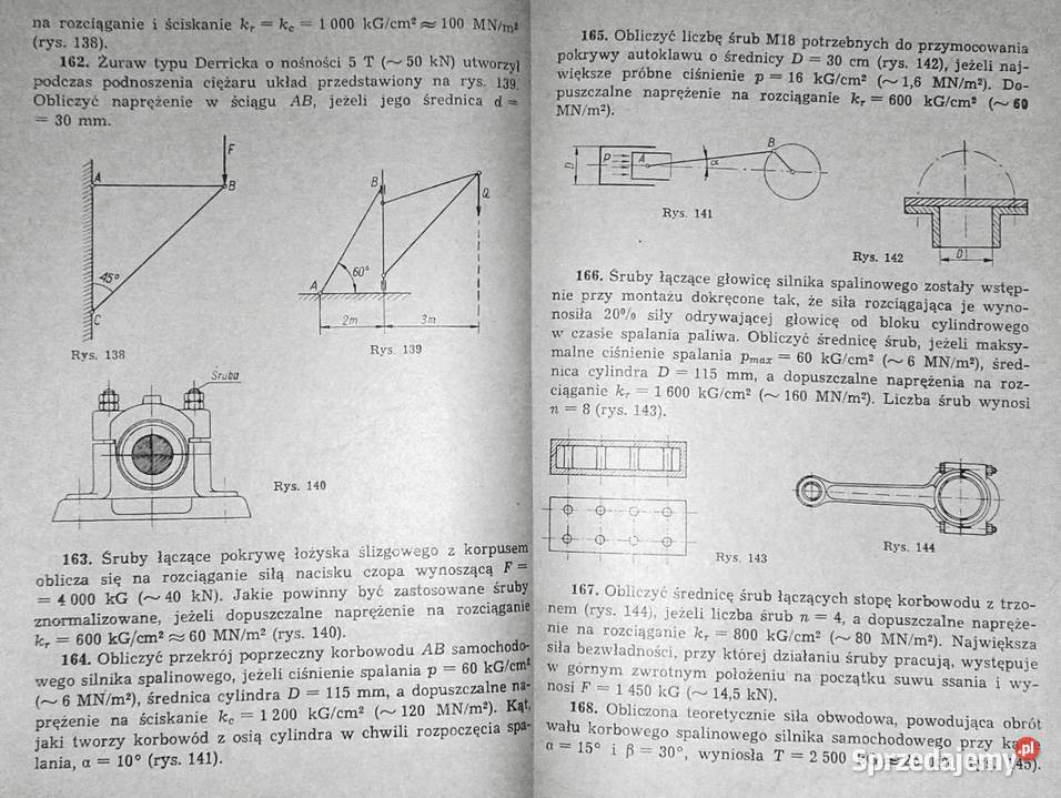 Zbiór zadań z mechaniki technicznej Władysław Chełm sprzedam