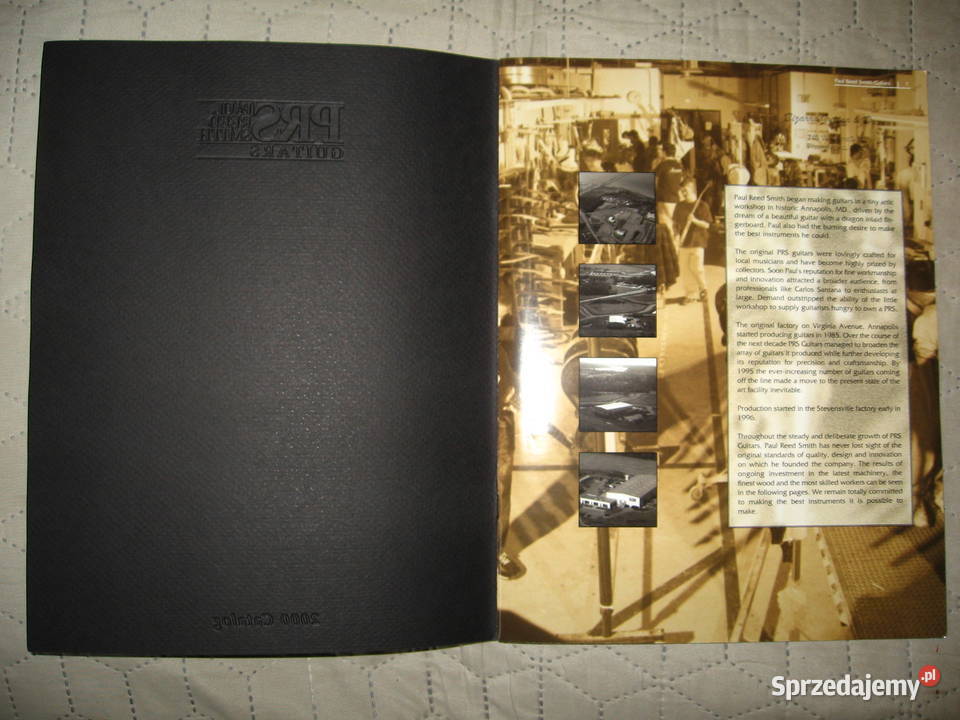 PRS Paul Reed Smith Guitars 2000 katalog gitar Kępice