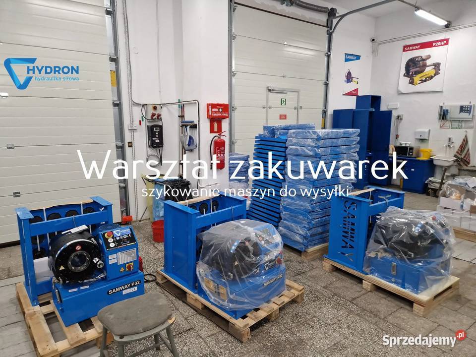 Zakuwarka do węży hydraulicznych mobilna NOWOŚĆ Złotów