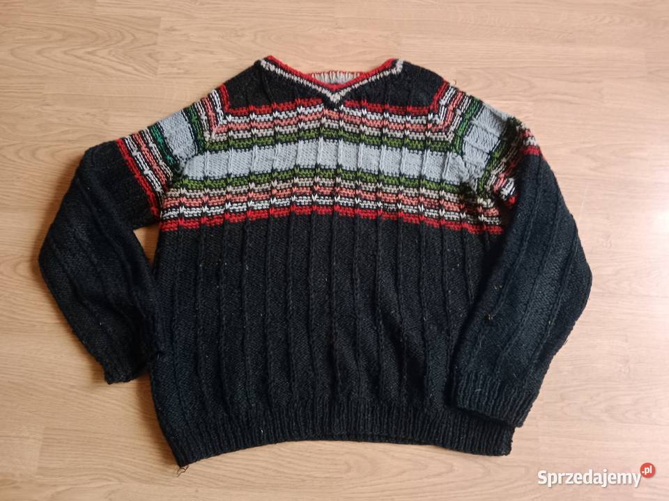 Zestaw 11 Swetrów Vintage z PRL Handmade Ruda Śląska
