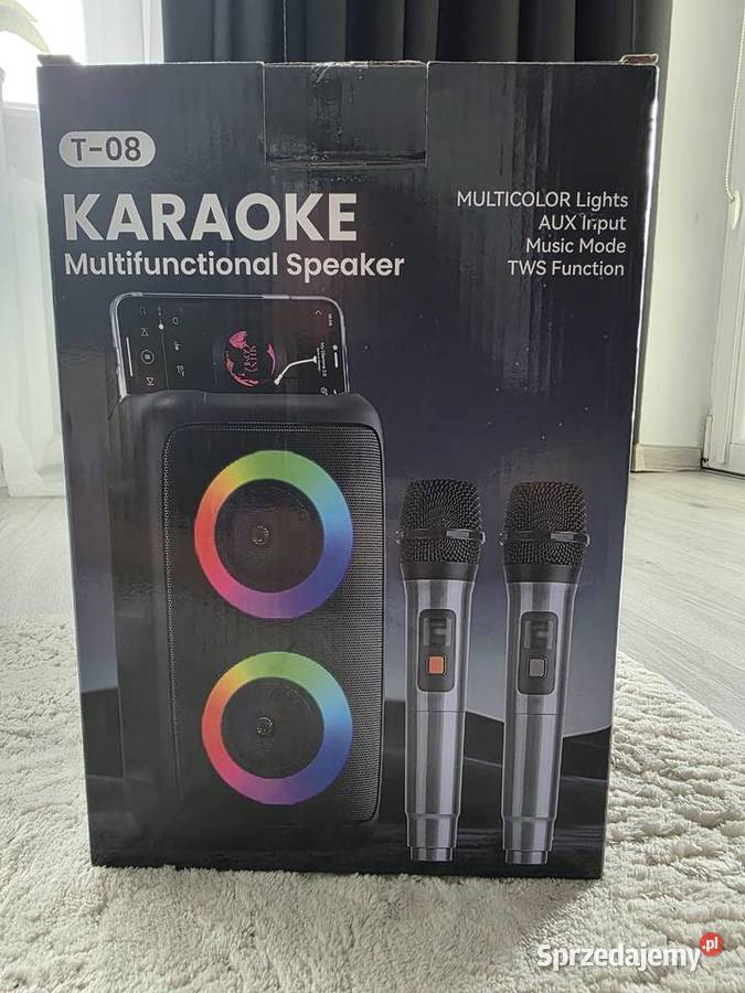 Bezprzewodowy głośnik karaoke T08 Giżycko
