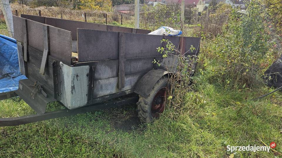 Przyczepa rolnicza z kiprem Mierzęcice