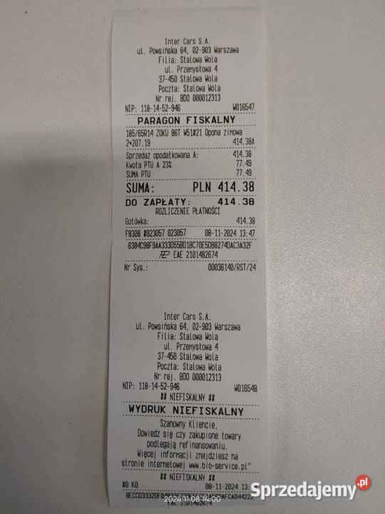 Opony zimowe Kumho z felgami stalowymi 2 sztuki Potok Wielki