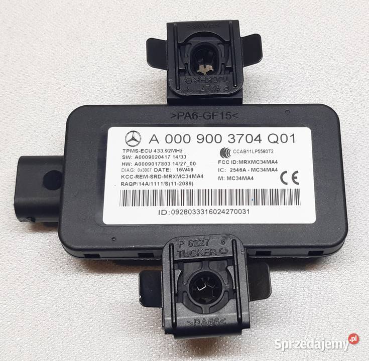 MODUŁ CIŚNIENIENIA OPON MERCEDES A0009003704 Mielęcin