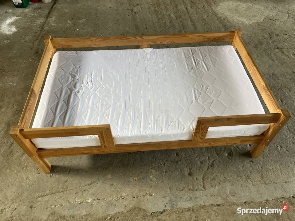 Łóżko drewniane dziecka 90x160 Łóżka Kukułowo
