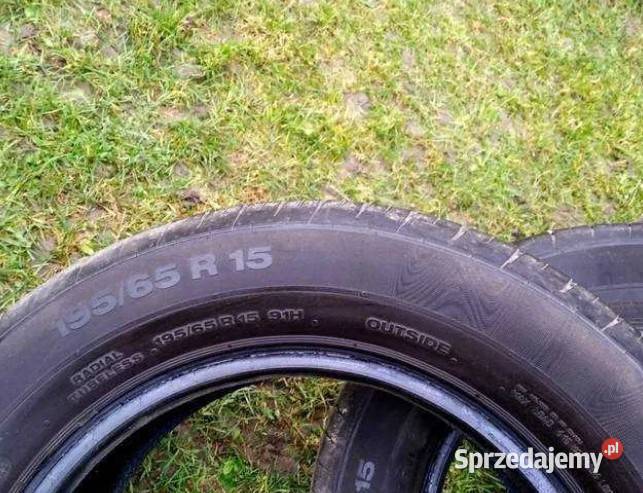 Opony Continential 19565 R15 3 sztuki Wiślica sprzedam