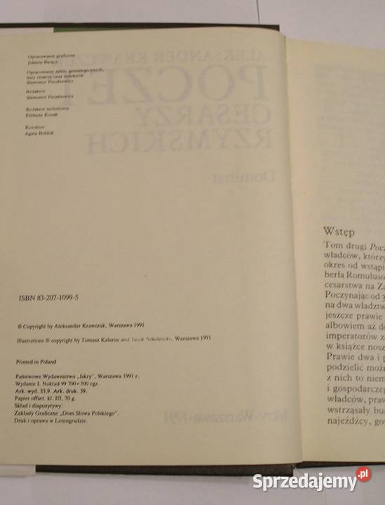 POCZET CESARZY RZYMSKICH ALEKSANDER KRAWCZUK Łódź