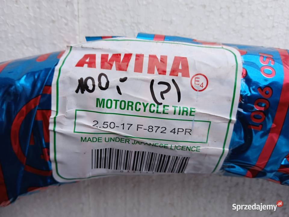 Opona 17250 AWINA NOWA zachodniopomorskie Resko sprzedam