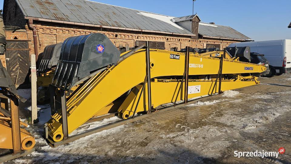 Ramie 185m long reach z łyżką do koparki Komatsu Sochaczew