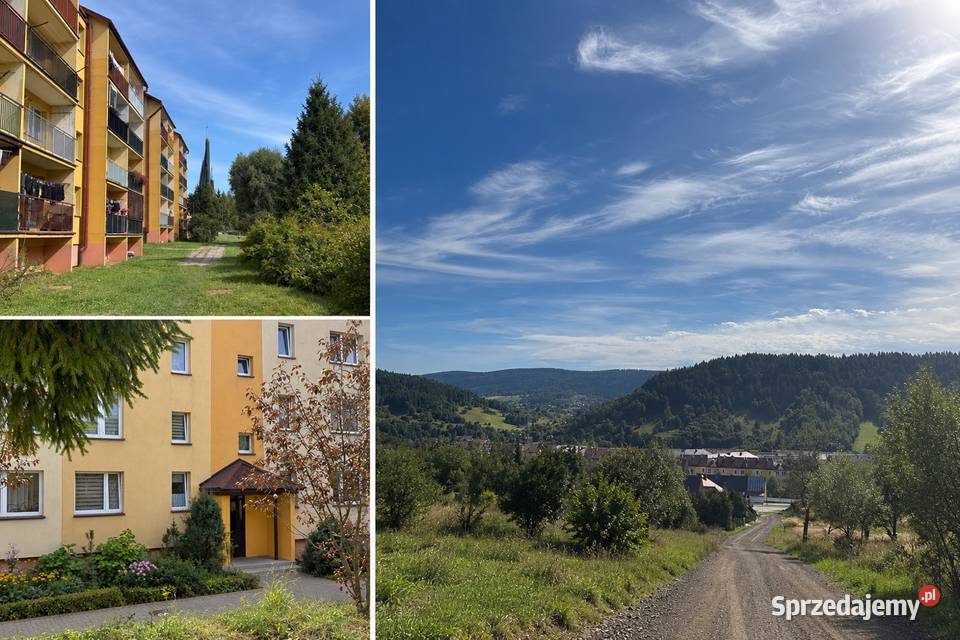 3 pokoje 63 m wysoki parter balkon Ustrzyki