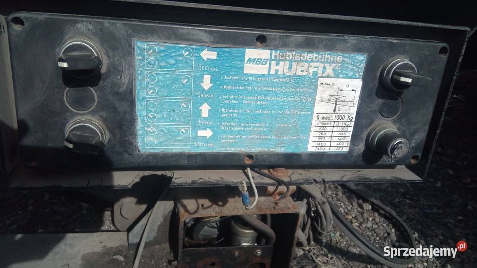 Skrzynka panel Sterowania MBB HUBFIX EC 9061 opolskie Rzędowice sprzedam