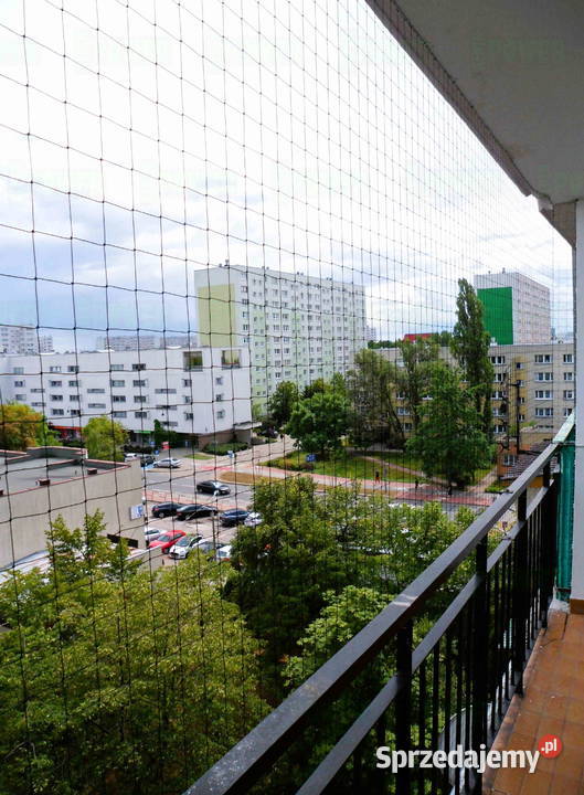 Montowanie siatki na balkon przed gołębiami Warszawa