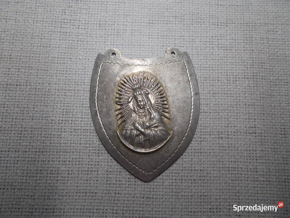 Srebrny miniaturowy ryngraf Warszawa