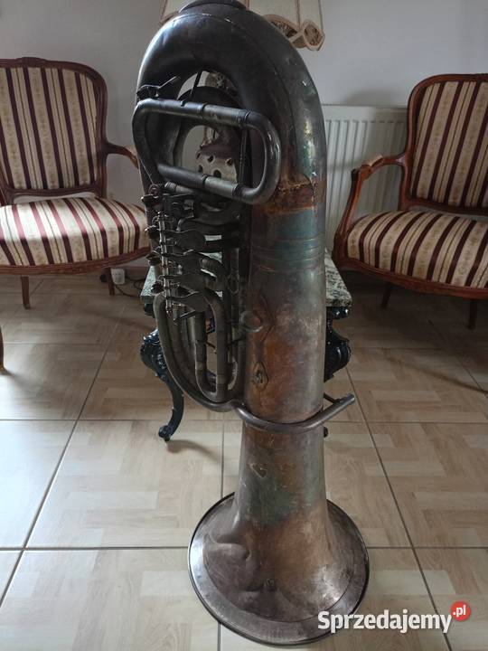 Zabytkowy Instrument TUBA Gebr Alexander Mainz
