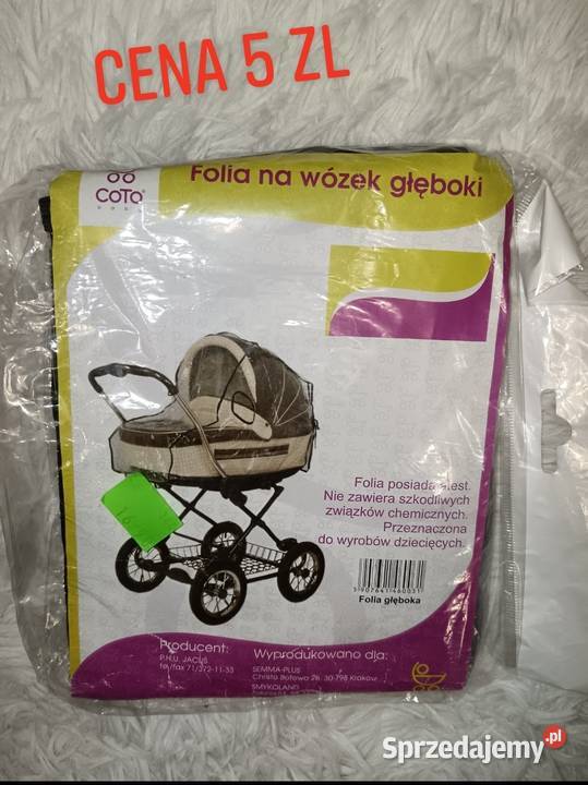 Folia na wózek nowa sprzedam