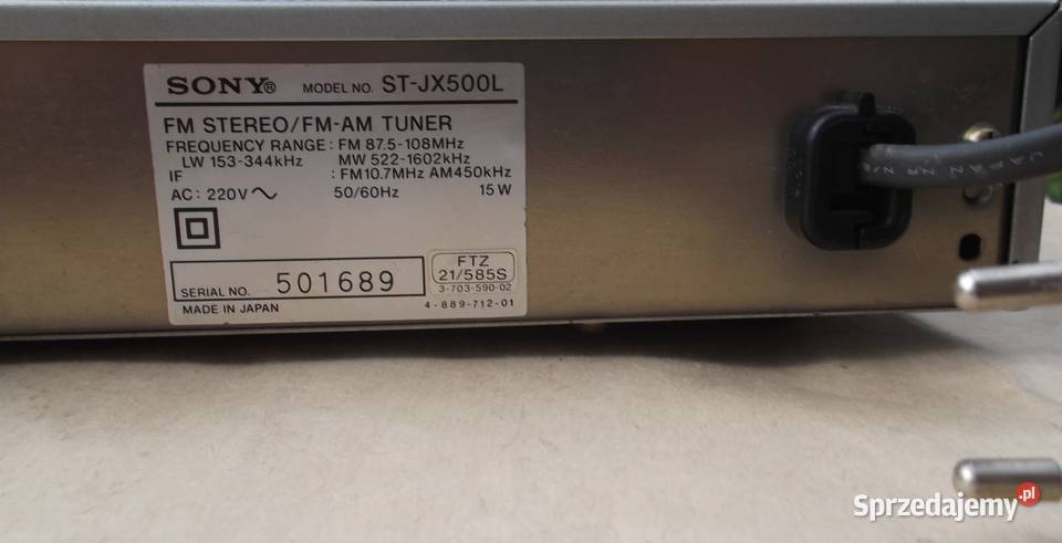 Sony STJX 500 L sprzedam