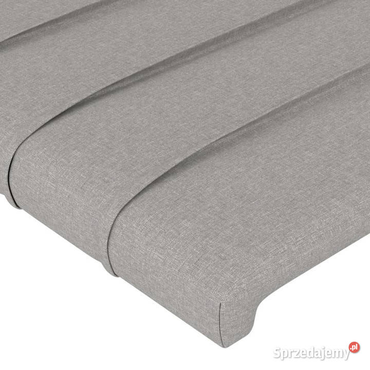 Zagłówek do łóżka z LED jasnoszary 180x5x7888 Warszawa
