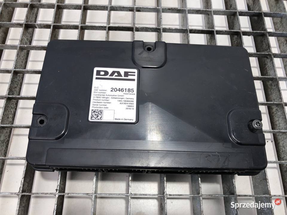 MODUŁ ŚWIATEŁ DAF XF 2046185 STEROWNIK ciężarowe sprzedam