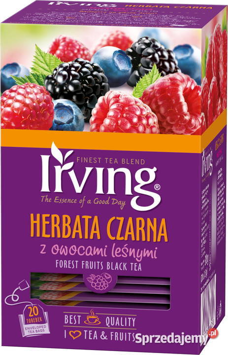 Irving herbata czarna malina owoce leśne 20 t Stare Miasto
