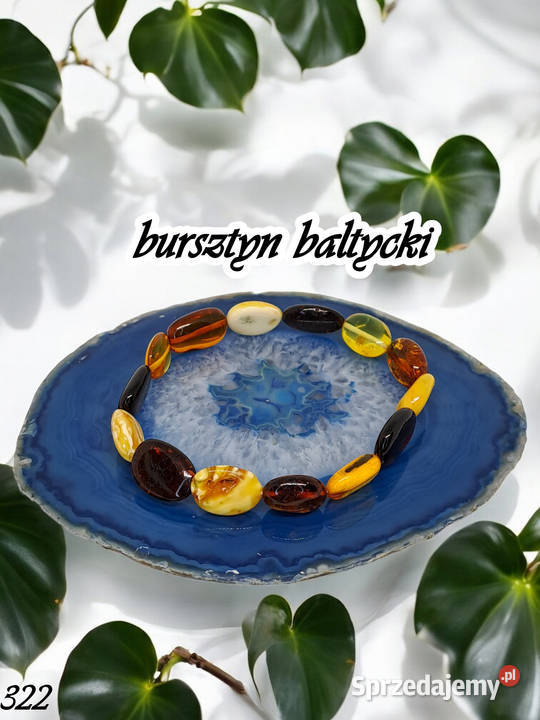 Bransoletka z bursztynu bursztyn bałtycki mazowieckie Warszawa