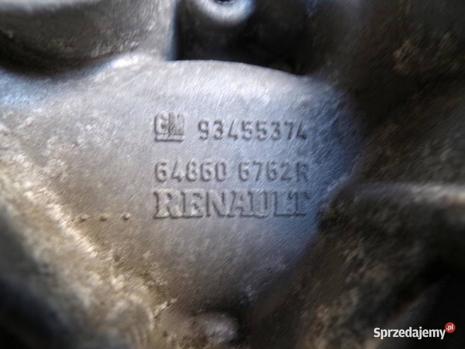 ŁAPA WSPORNIK SKRZYNI 93455374 RENAULT TRAFIC Części montażowe