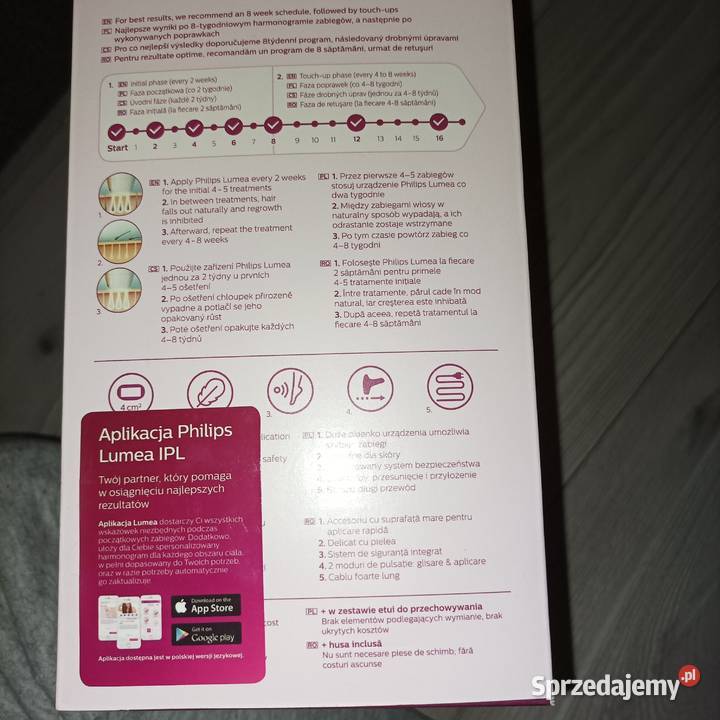 Depilator Philips Lumea Pozostałe Kolbudy sprzedam