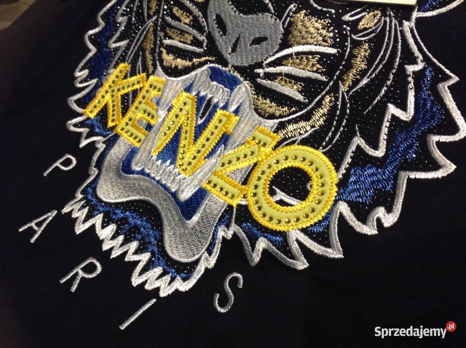 T shirt Koszulka Granatowa Damska KENZO r XL Nowa Sól