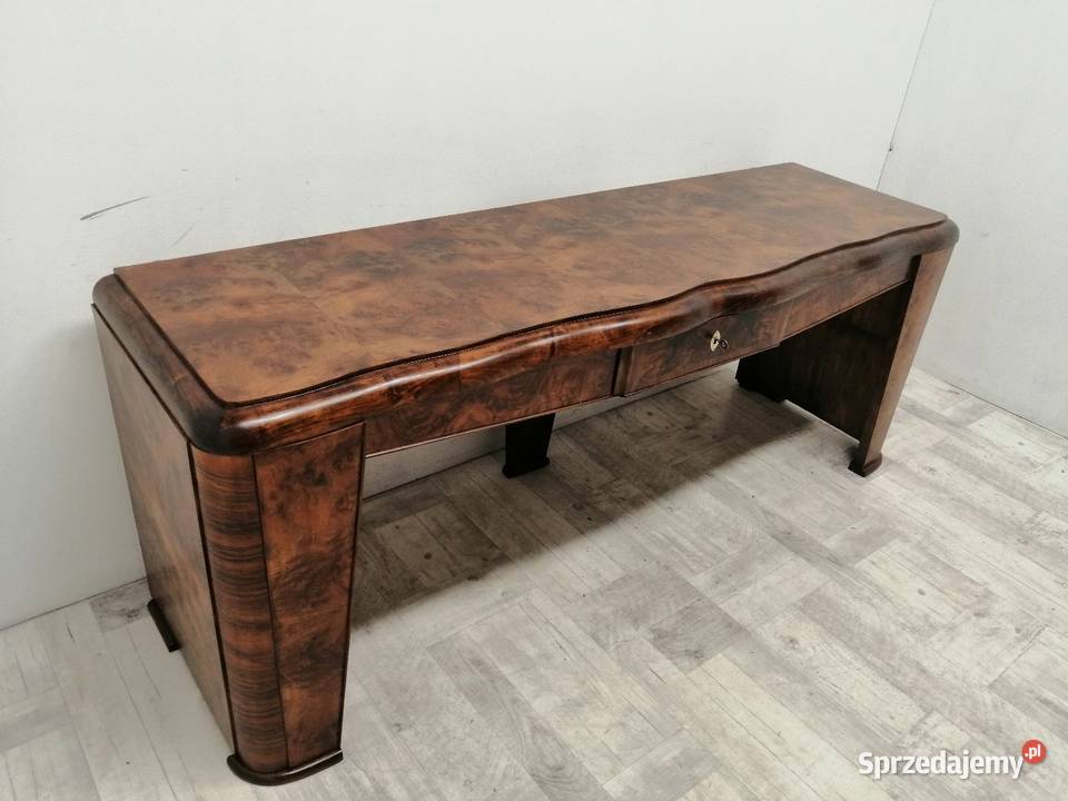 biurko art deco stare do biura orzech duże Radomsko sprzedam