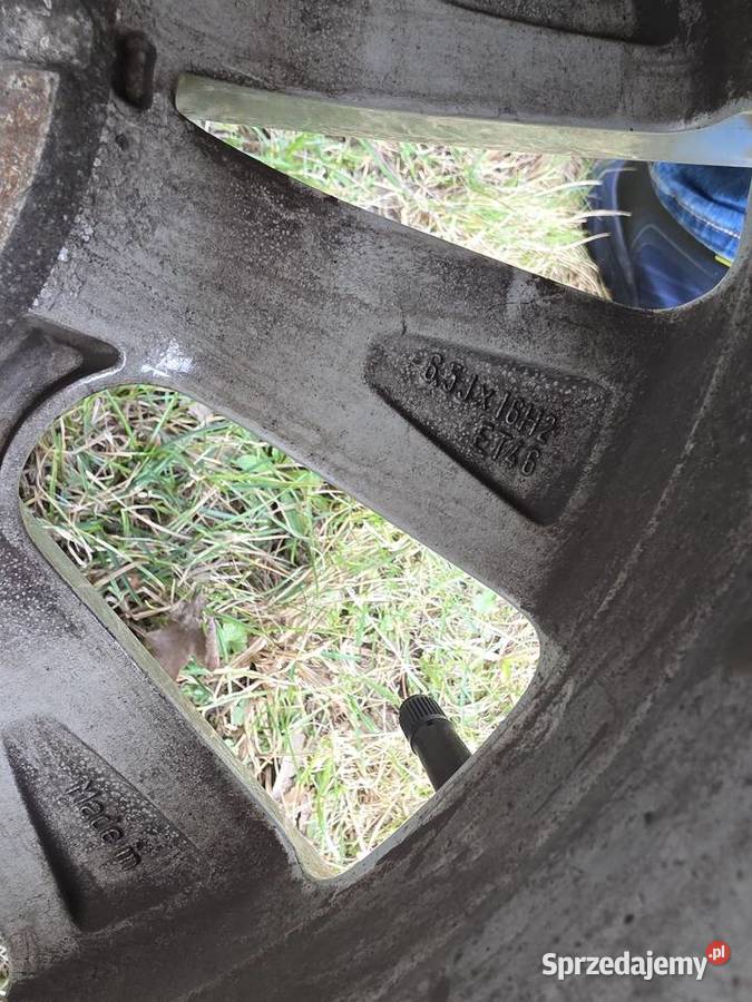 4 Alufelgi VW 16 z oponami 5x112 ET46 Samochodowe mazowieckie Warszawa sprzedam